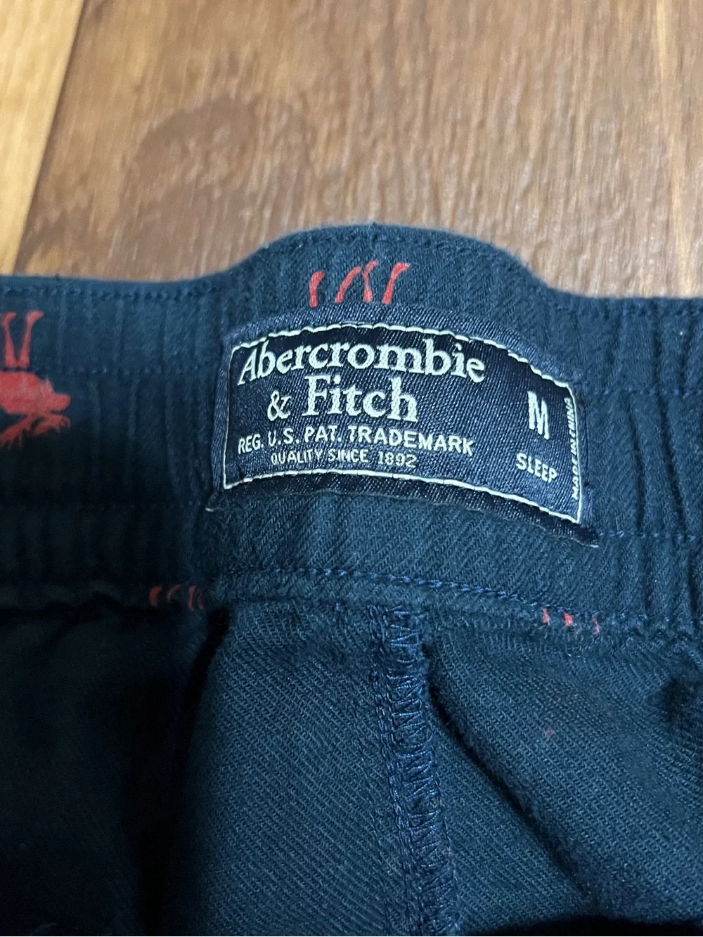 Abercrombie & Fitch Y2K Moose Print Lounge Pants Mens Size Medium Sleepwear
